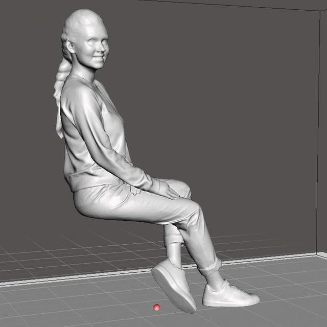 HWS 1/20 Seated Girl