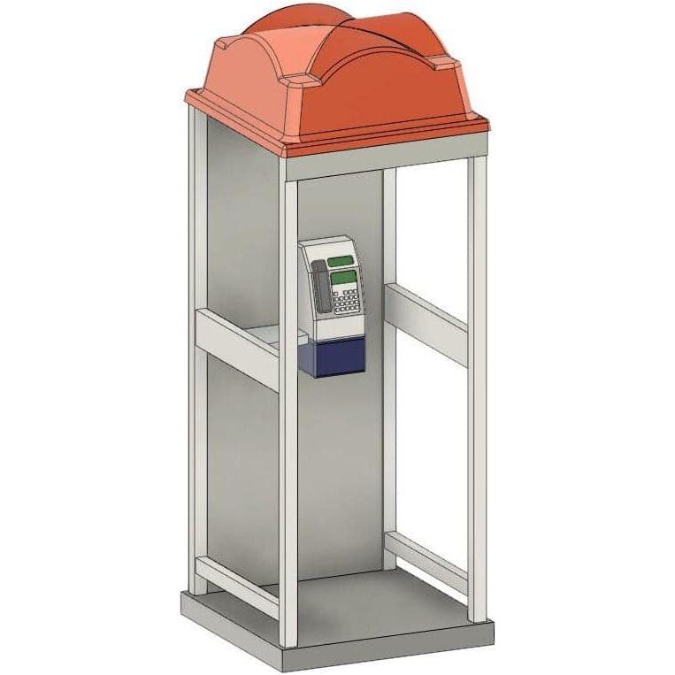 HWS Telstra Public Phone Boxes HO 1/87 Scale (2)