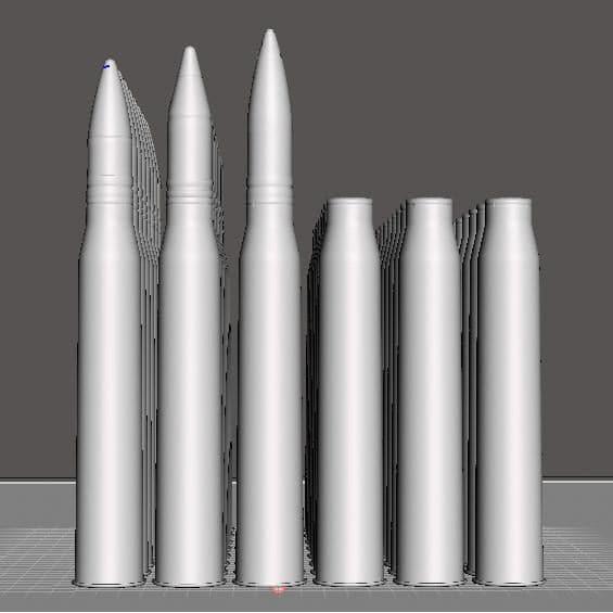 HWS 1/35 German 75mm KwK 42 Shell Set