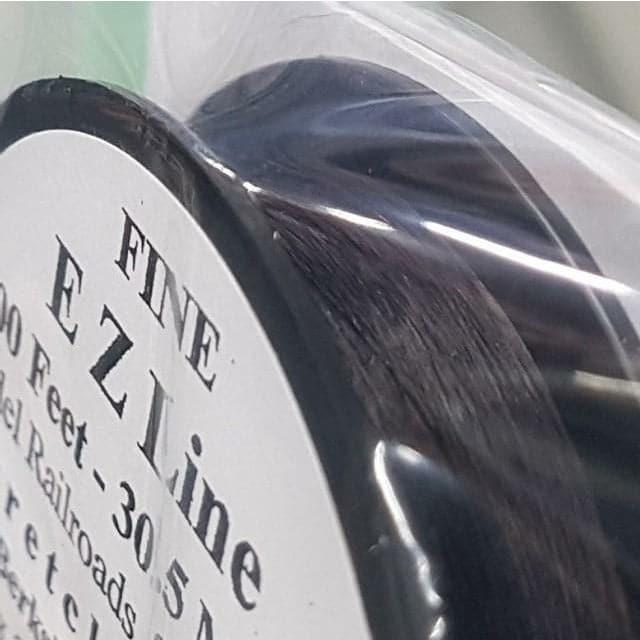 EZ LINE Elastic Polymer Black (Fine) 30 Metres