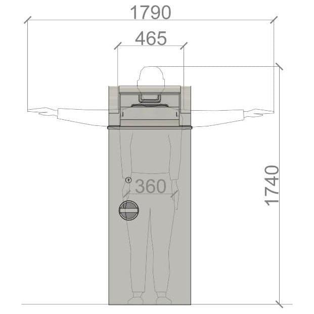 HWS Australia Post Boxes HO 1/87 scale Mix Set (6)