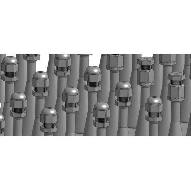 HWS Non-Scale 'ABB Style' Plastic Cable Glands Size: XXS