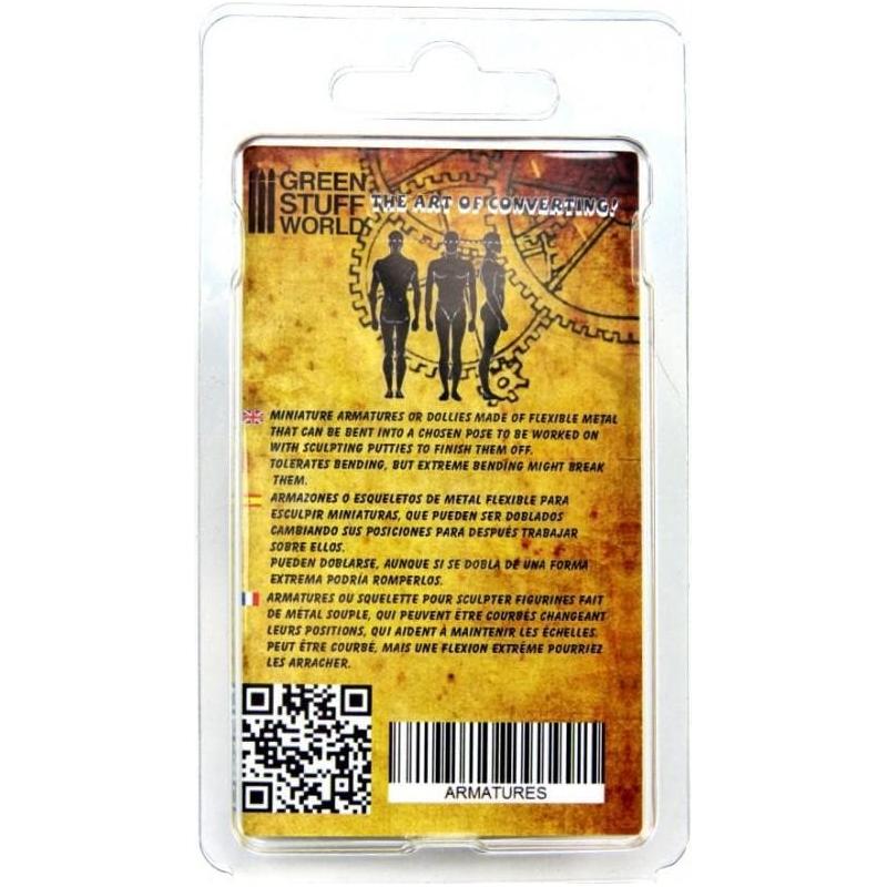 GREEN STUFF WORLD Flexible Armatures in 28 mm