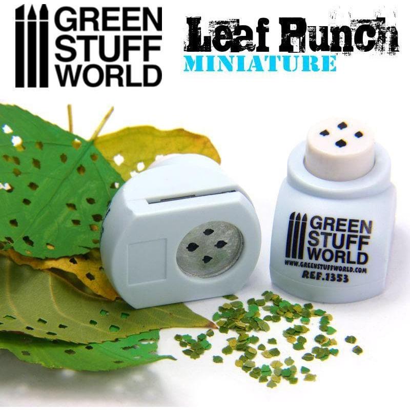 GREEN STUFF WORLD Miniature Leaf Punch - Light Blue