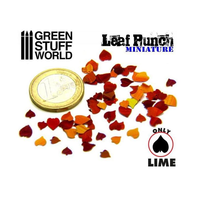 GREEN STUFF WORLD Miniature Leaf Punch - Dark Green