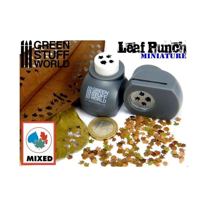 GREEN STUFF WORLD Miniature Leaf Punch - Grey