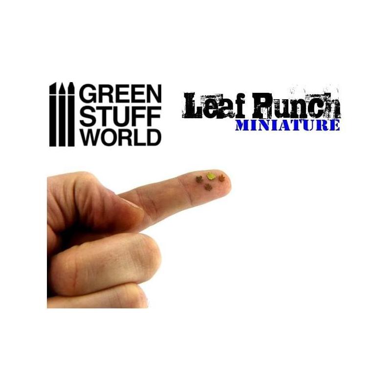 GREEN STUFF WORLD Miniature Leaf Punch - Grey