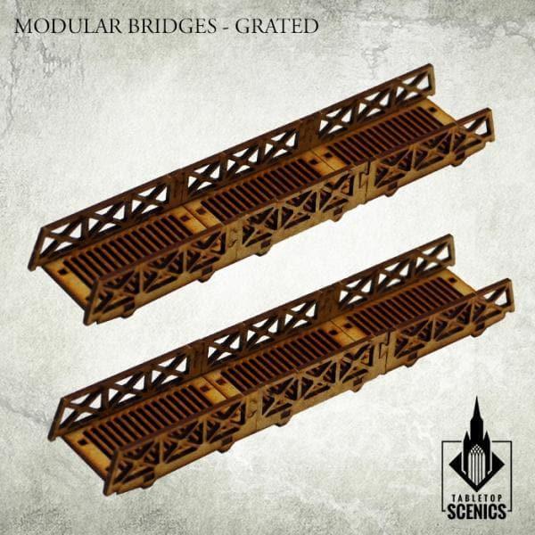TABLETOP SCENICS Modular Bridges: Grated