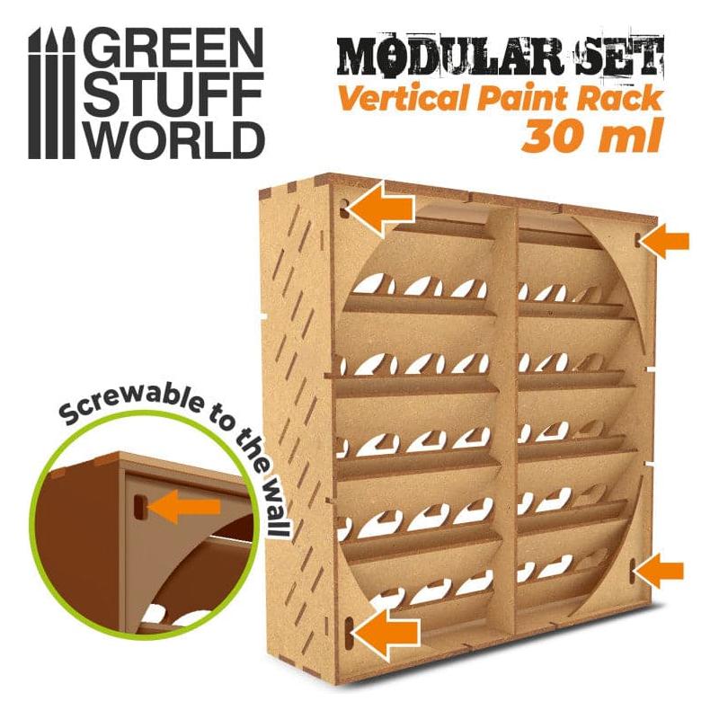GREEN STUFF WORLD Modular Paint Rack - Vertical 30ml