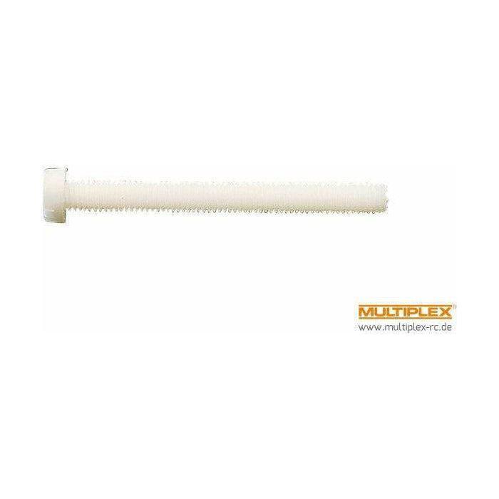 MULTIPLEX Plastic Cheese Head Screw M6x50mm (10)