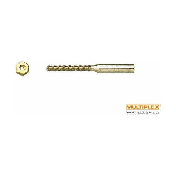 MULTIPLEX Threaded Coupler M2.5 2.1mm 10Pcs
