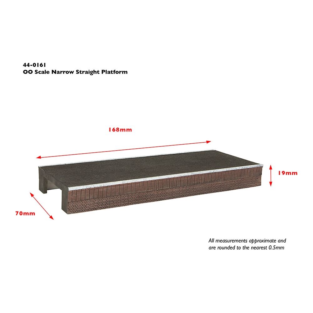 SCENECRAFT OO Narrow Straight Platforms (x2)