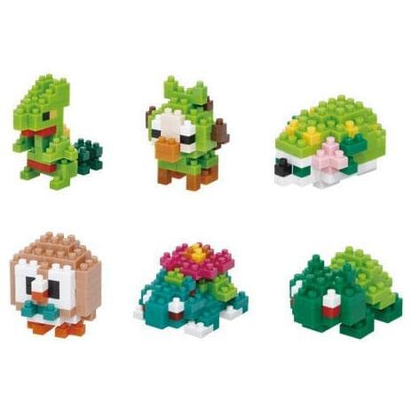 NANOBLOCK Mini Pokemon Box - 6 Designs, Grass-Type