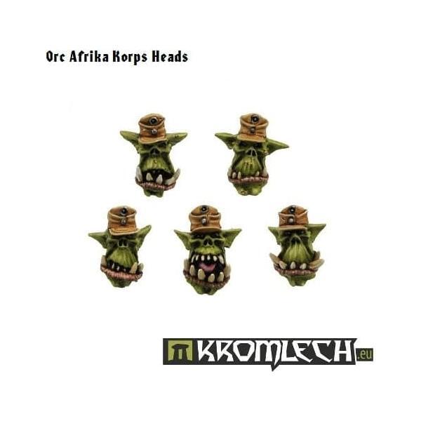 KROMLECH Orc "Afrika Korps Heads (10)