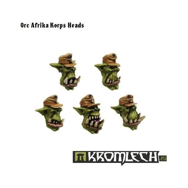 KROMLECH Orc "Afrika Korps Heads (10)
