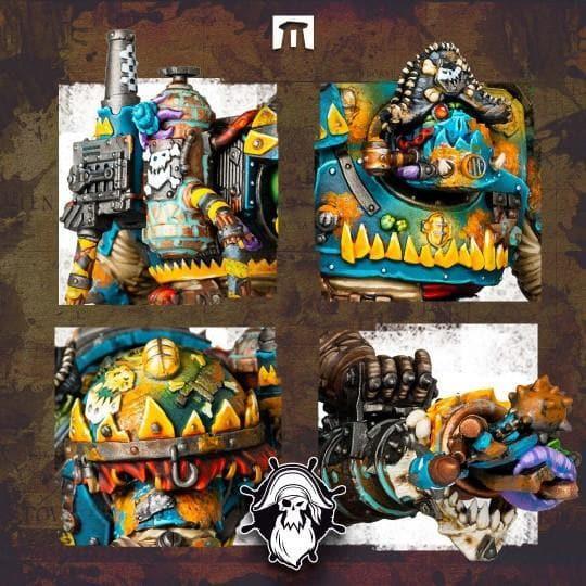 KROMLECH Orc Corsair Warlord Deffkrooza