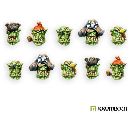 KROMLECH Orc Corsairs Kaptins Heads
