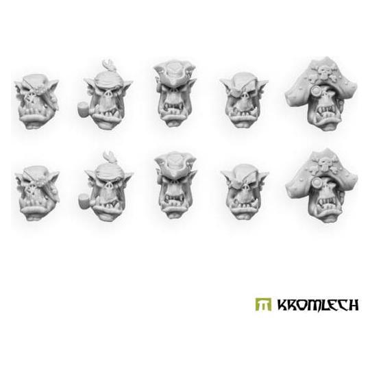 KROMLECH Orc Corsairs Kaptins Heads
