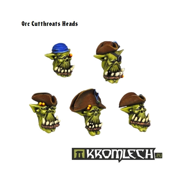 KROMLECH Orc Cutthroats Heads (10)