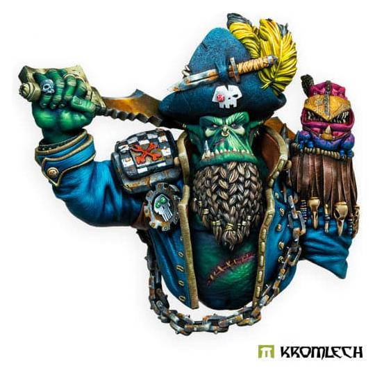 KROMLECH Orc Pirate Kaptin Bust
