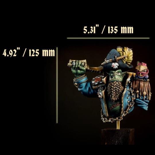 KROMLECH Orc Pirate Kaptin Bust