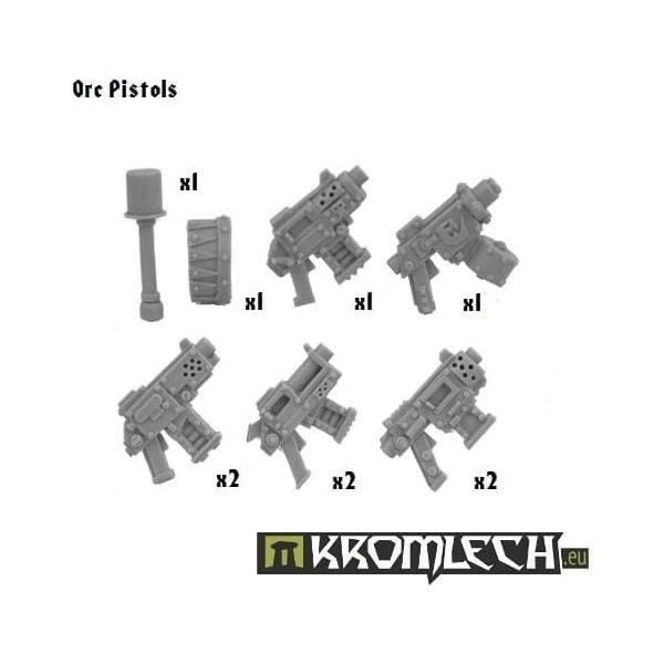 KROMLECH Orc Pistols (8 + Grenade and Shoulder Pad)