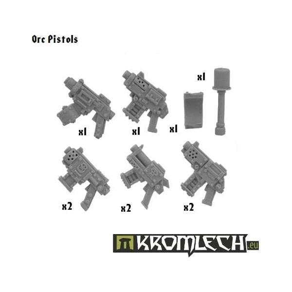 KROMLECH Orc Pistols (8 + Grenade and Shoulder Pad)