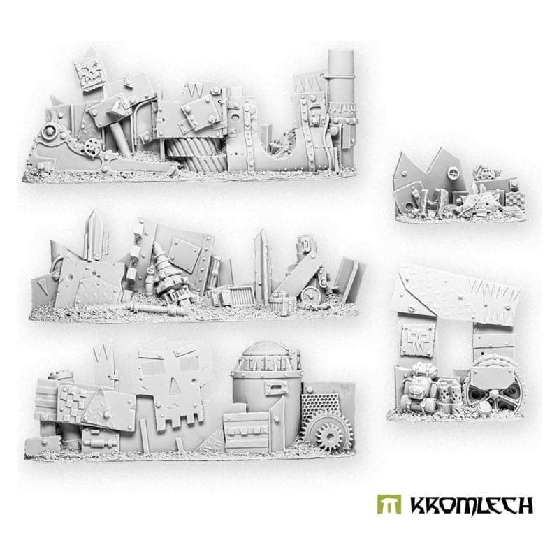 KROMLECH Orc Scrap Barricades (5)