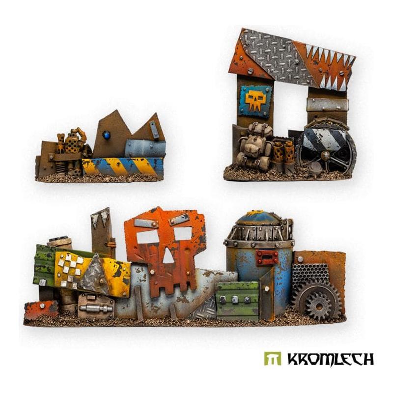 KROMLECH Orc Scrap Barricades (5)