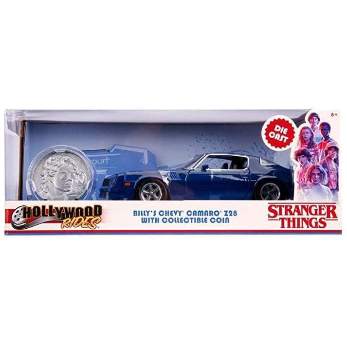 JADA 1/24 Stranger Things Coin with 1979 Chevy Camaro Z/28