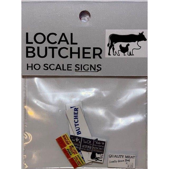 THE TRAIN GIRL Aussie Advertising "Butcher" 6pk - HO Scale