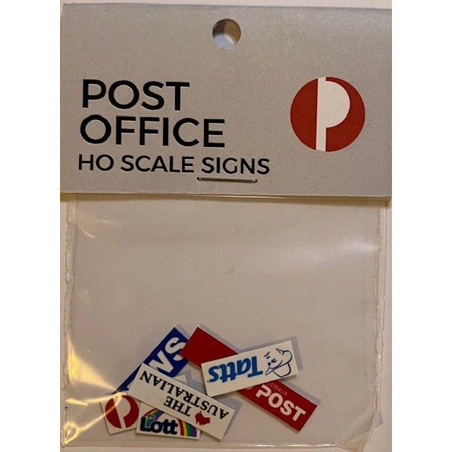 THE TRAIN GIRL Aussie Advertising Post Office 6pk - HO Scale