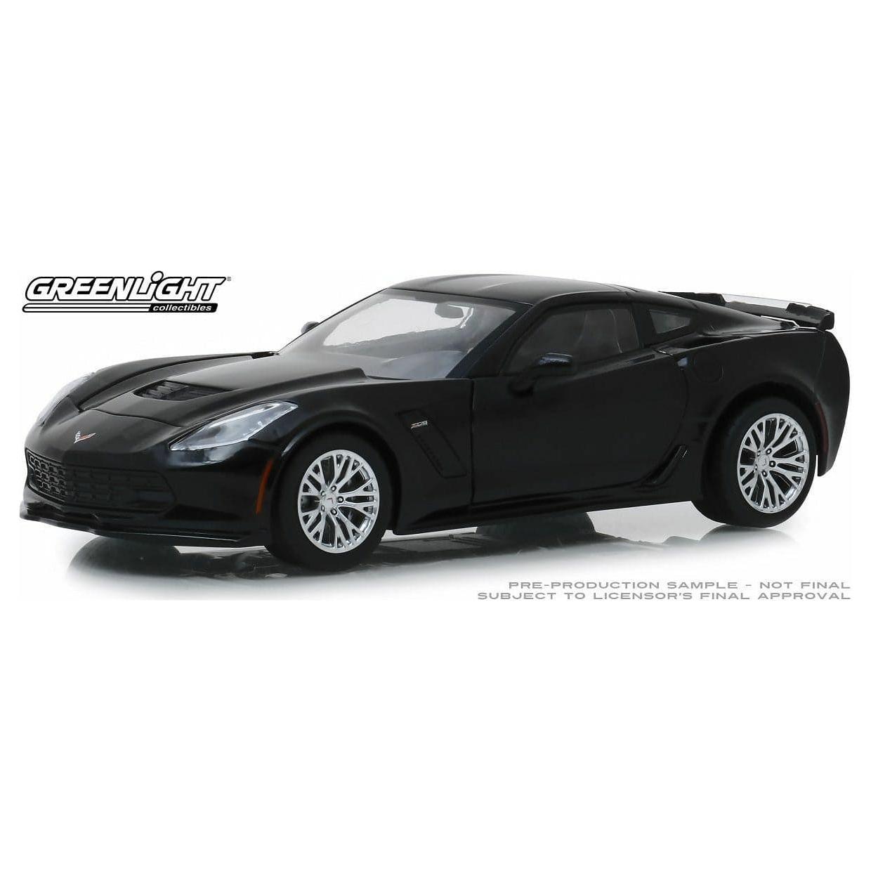 GREENLIGHT 1/24 2019 Chevrolet Corvette Z06 Coupe Black Met