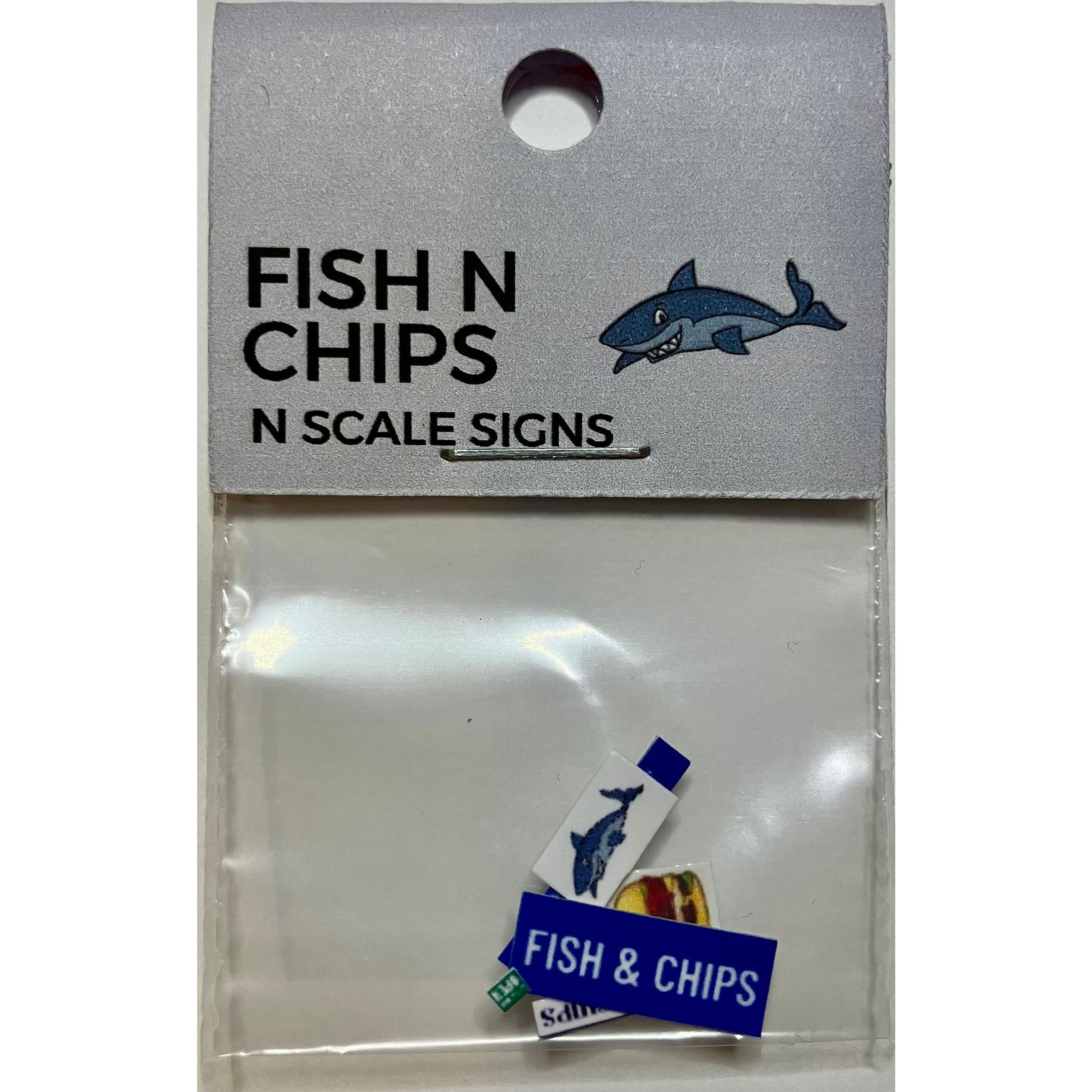 THE TRAIN GIRL Aussie Advertising "Fish n Chips" 6pk - N Scale