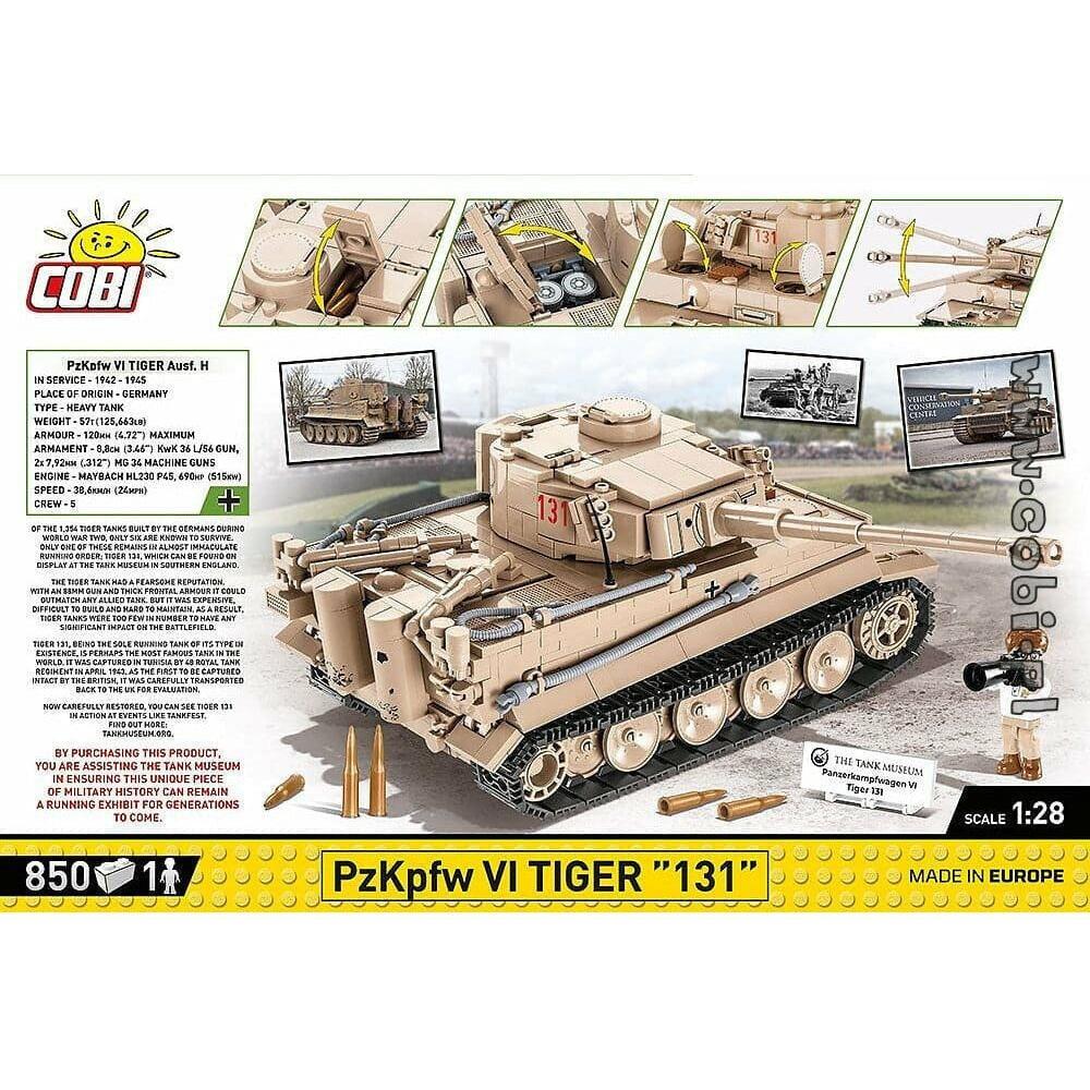 COBI World War II - PzKpfw VI Tiger "131" (850 Pieces)
