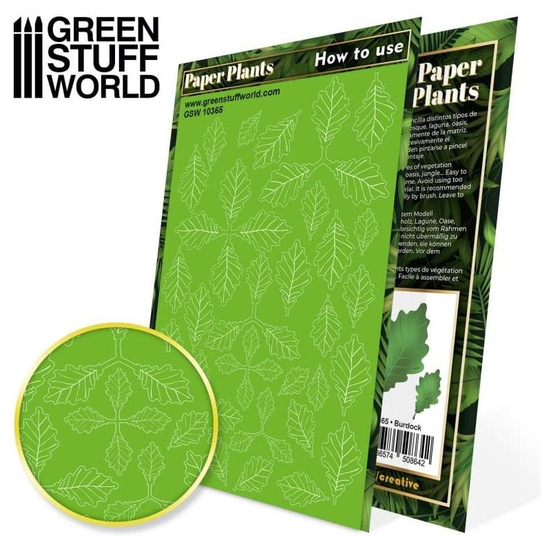 GREEN STUFF WORLD Paper Plants - Burdock