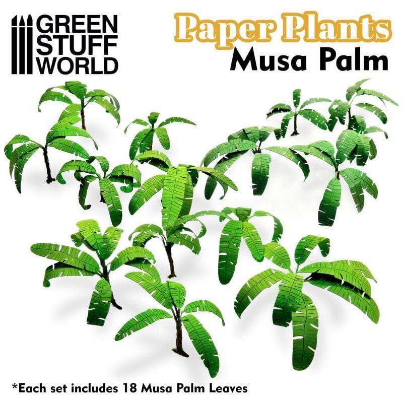 GREEN STUFF WORLD Paper Plants - Musa Trees