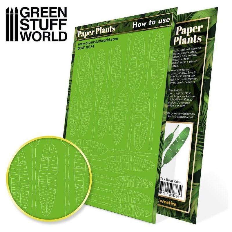 GREEN STUFF WORLD Paper Plants - Musa Trees