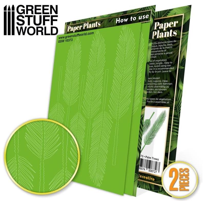 GREEN STUFF WORLD Paper Plants - Palm Trees