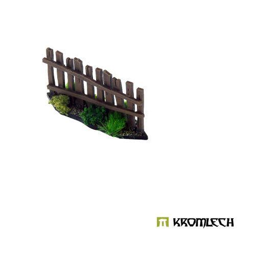 TABLETOP SCENICS Poland 1939 Wooden Fence - Straight Sections