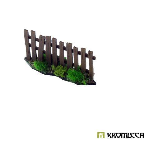 TABLETOP SCENICS Poland 1939 Wooden Fence - Straight Sections