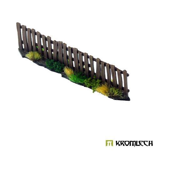 TABLETOP SCENICS Poland 1939 Wooden Fence - Straight Sections