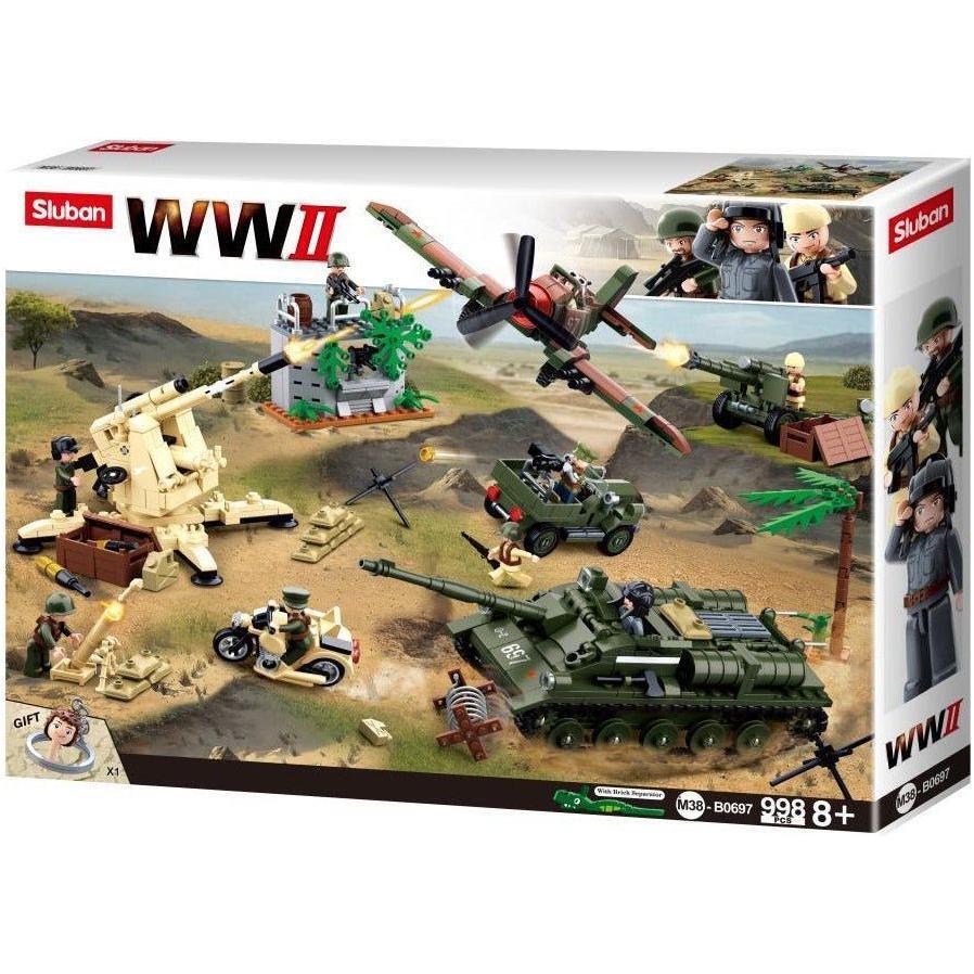 SLUBAN WWII Battle of Kursk 998pcs