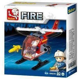 SLUBAN Fire Helicopter 80pcs