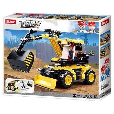 SLUBAN Town Excavator/Lifter 195pcs