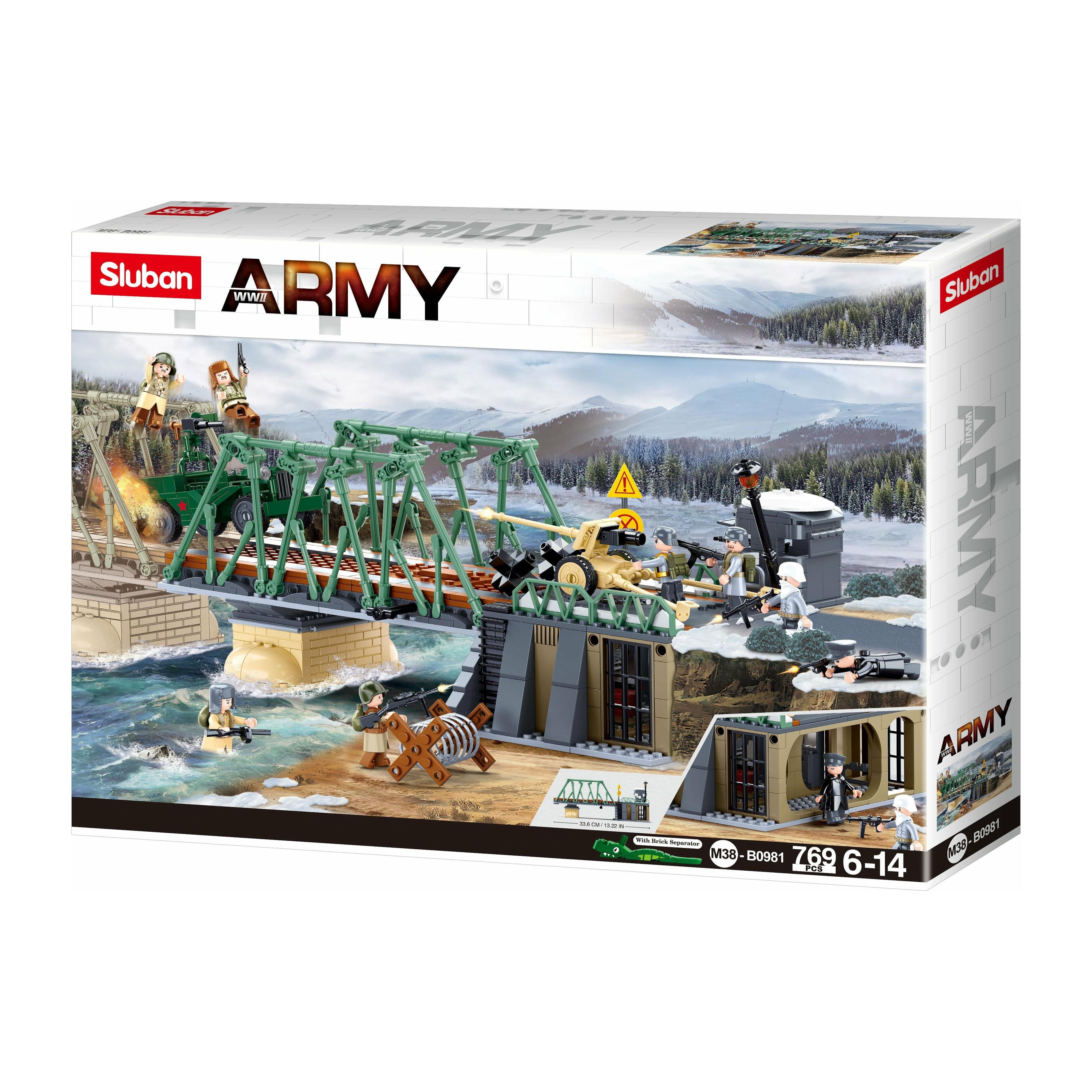 SLUBAN Army Battle of Budapest - Winter Counter Attack 769pcs
