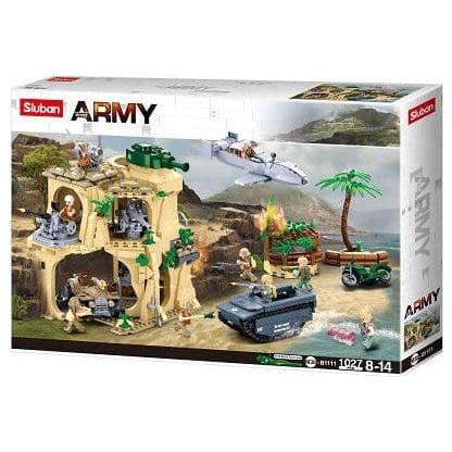 SLUBAN WWII Battle of Iwo Jima 1107pcs