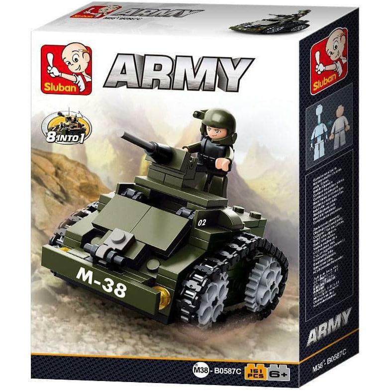 SLUBAN Army Armoured Car 151pcs