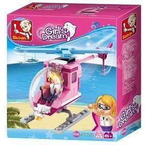 SLUBAN Girl's Dream Helicopter 78pcs