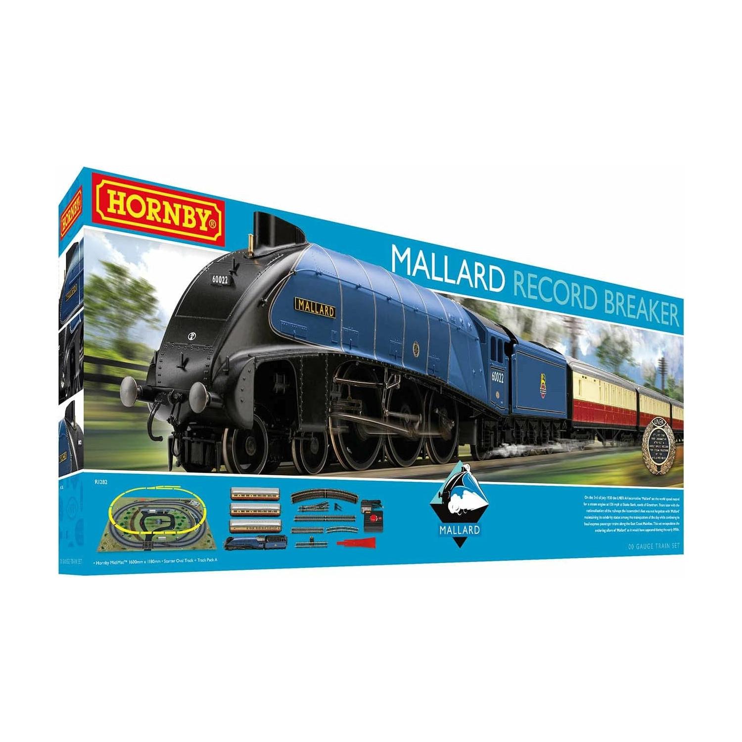 HORNBY OO Mallard Record Breaker Train Set